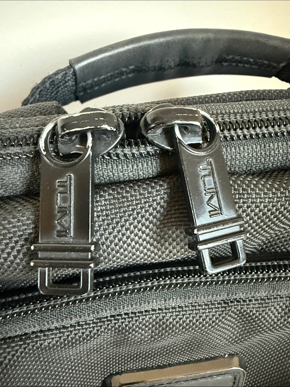 Tumi Alpha Bravo Nathan Backpack Business Laptop Bag in Black Color